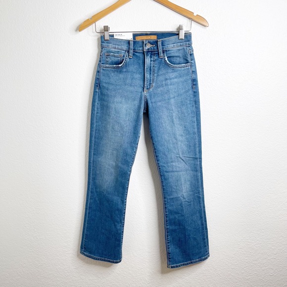 Joe's Jeans Denim - Joes Jeans The Callie High Rise Cropped Bootcut Jeans Blue Flawless Size 24‎ NEW